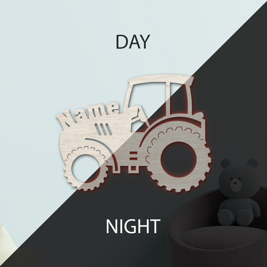 Farmer Tractor – Personalized Wall Decor with optional LED Light | Starting from: