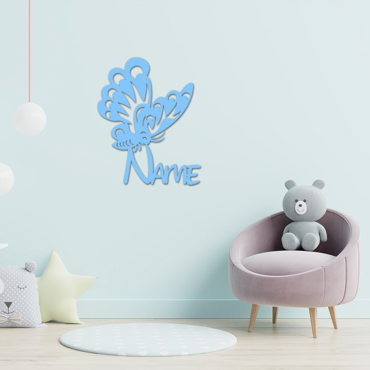 Butterfly - Personalized Wall Decor with optional LED Light | Starting from: