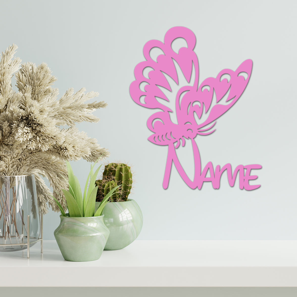 Butterfly - Personalized Wall Decor with optional LED Light | Starting from: