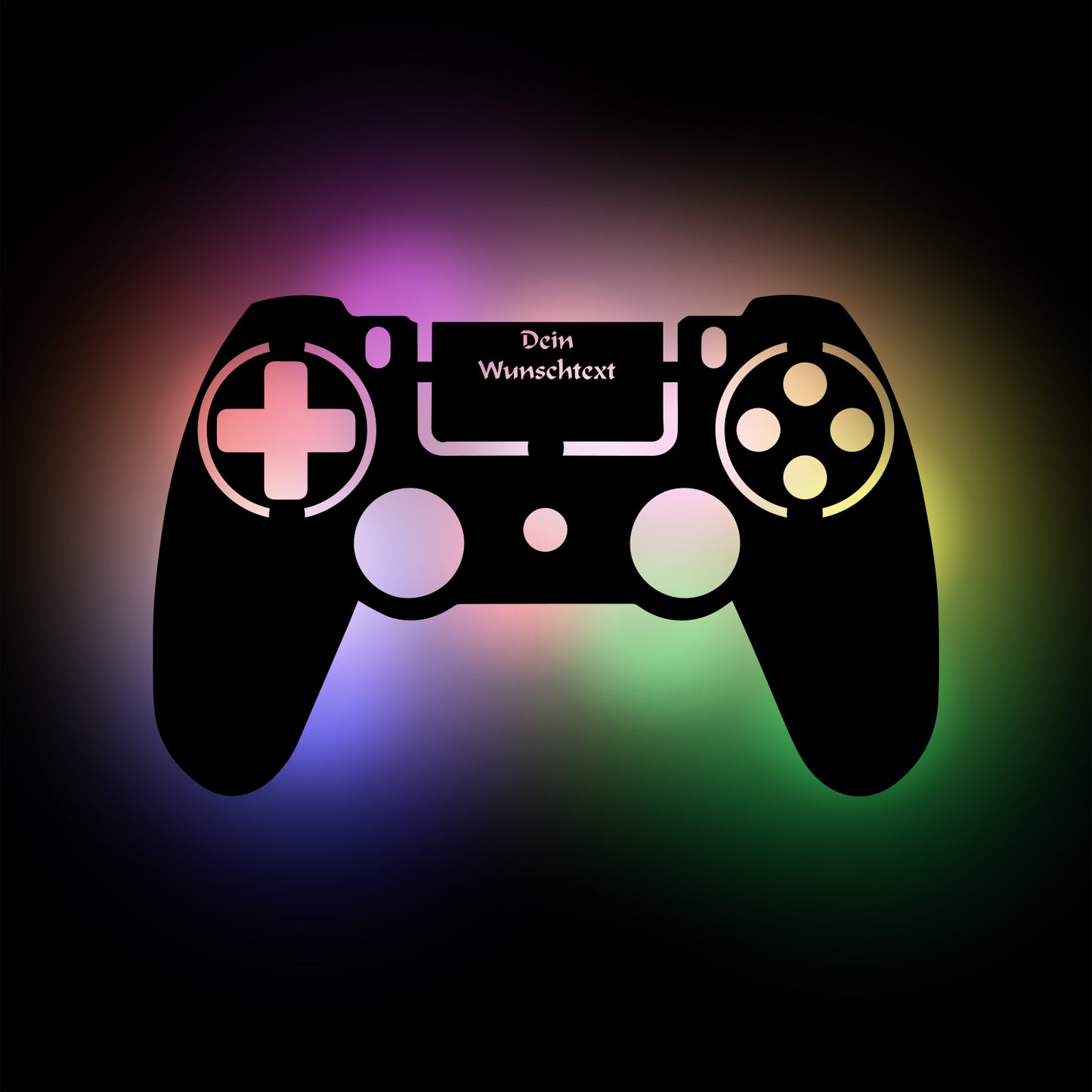Game Controller - Personalized Wall Decor with remote LED Lights | Starting from: