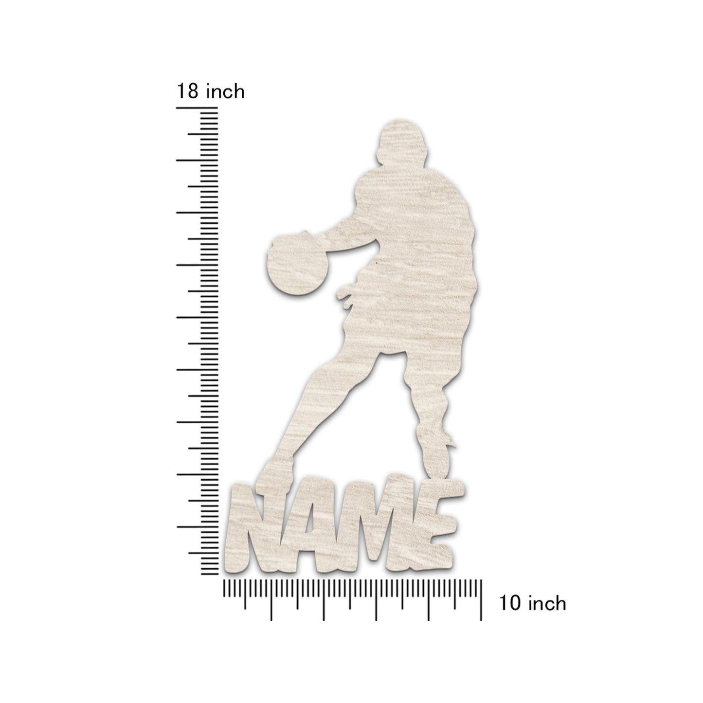Basketball Player – Personalized Wall Decor with optional LED Light | Starting from: