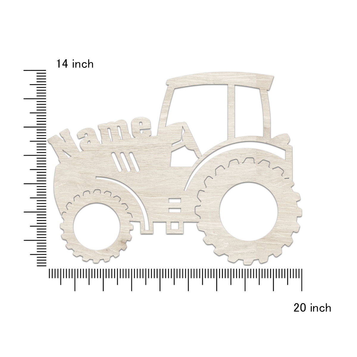 Farmer Tractor – Personalized Wall Decor with optional LED Light | Starting from: