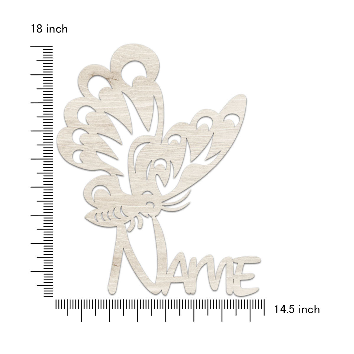 Butterfly - Personalized Wall Decor with optional LED Light | Starting from: