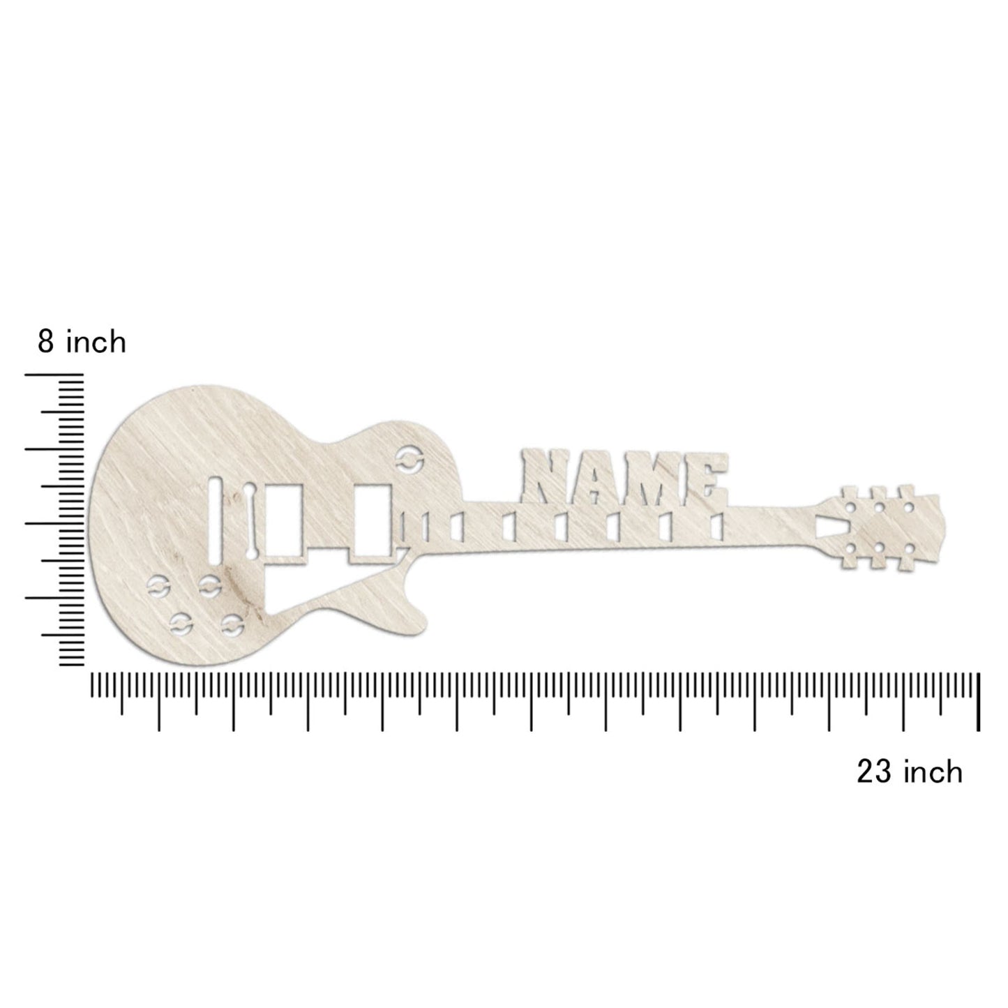 Electric Guitar - Personalized Wall Decor with optional LED Light | Starting from:
