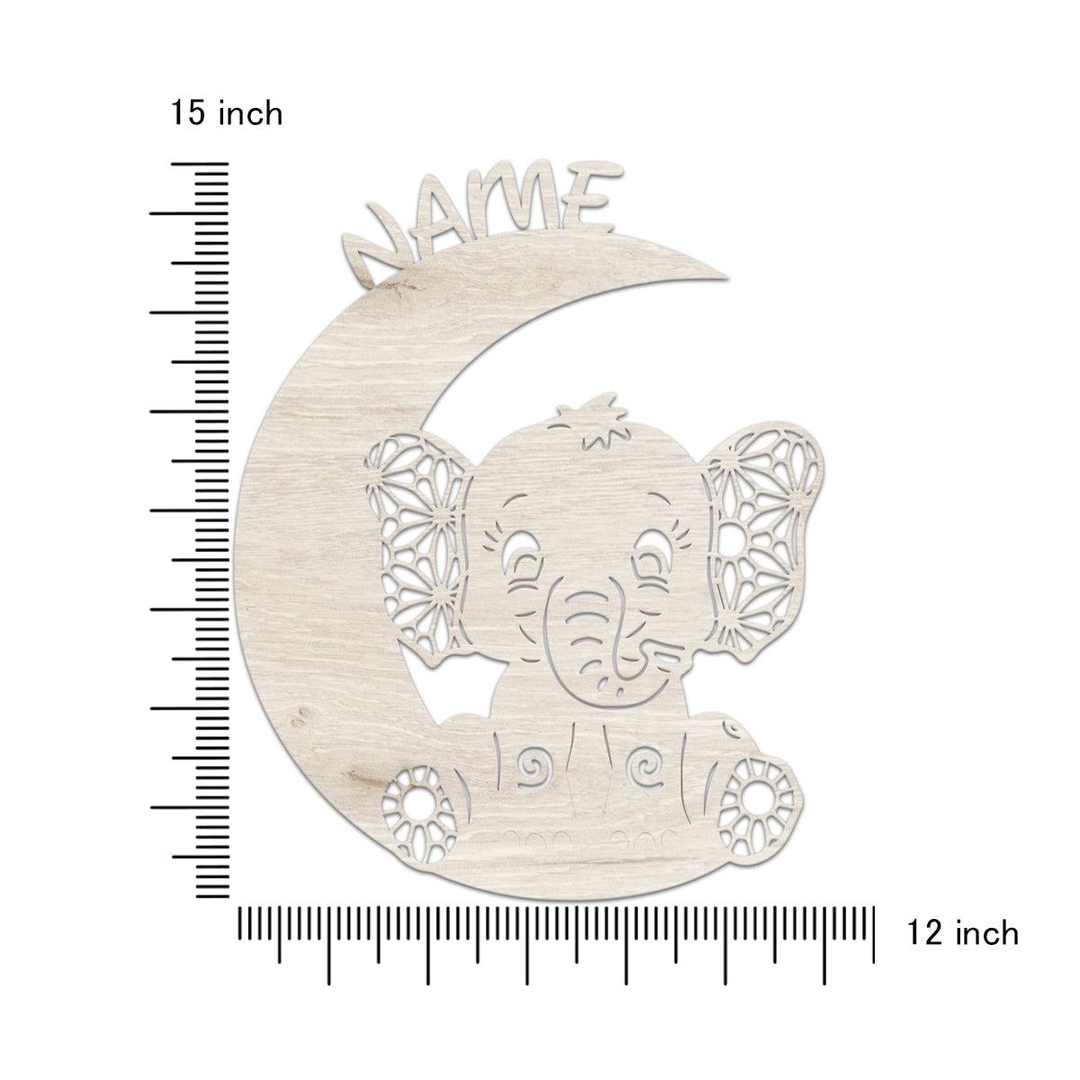 Newborn Gift – Personalized Wall Decor with optional LED Light | Starting from: