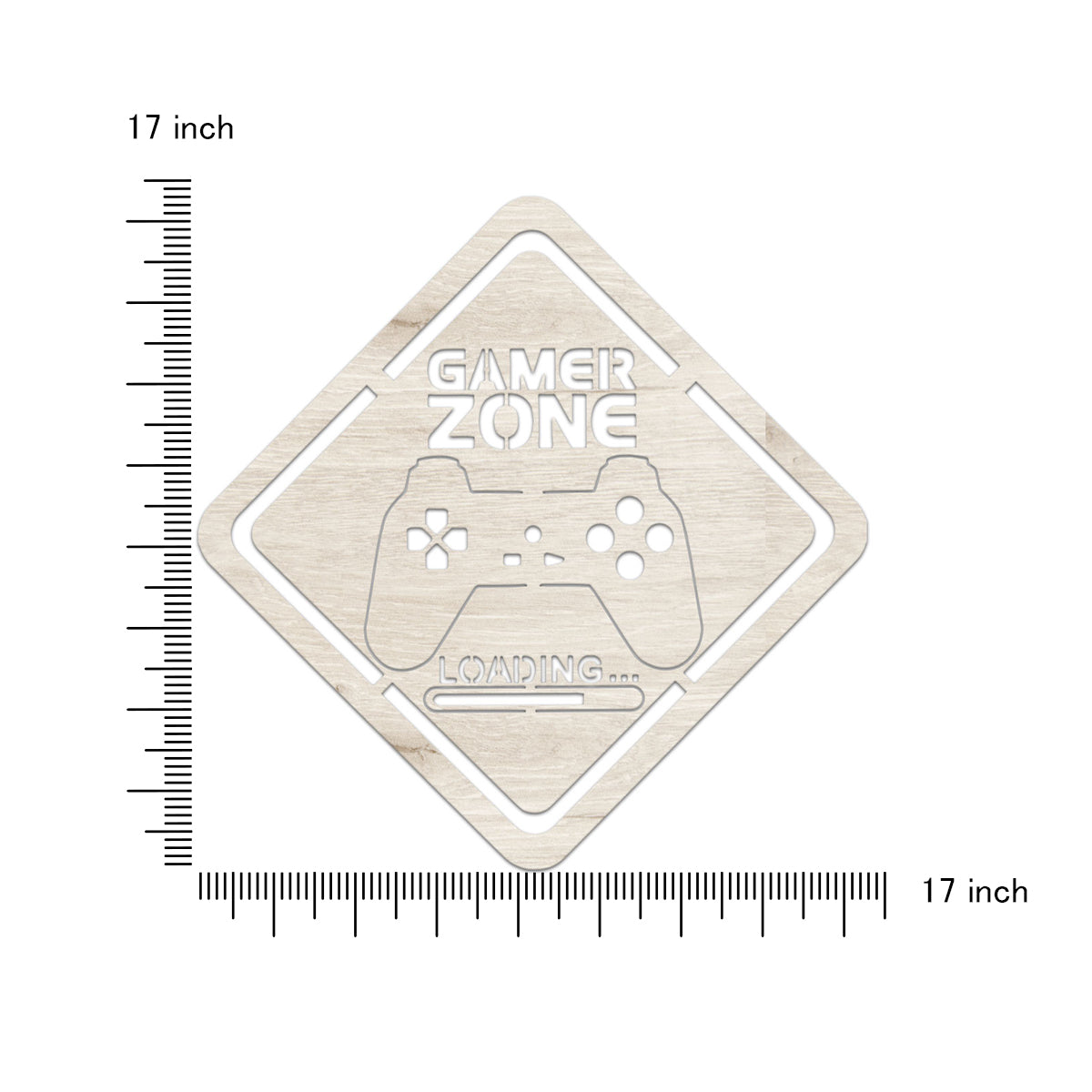 Gamer Zone - Personalized Wall Decor with remote LED Lights | Starting from:
