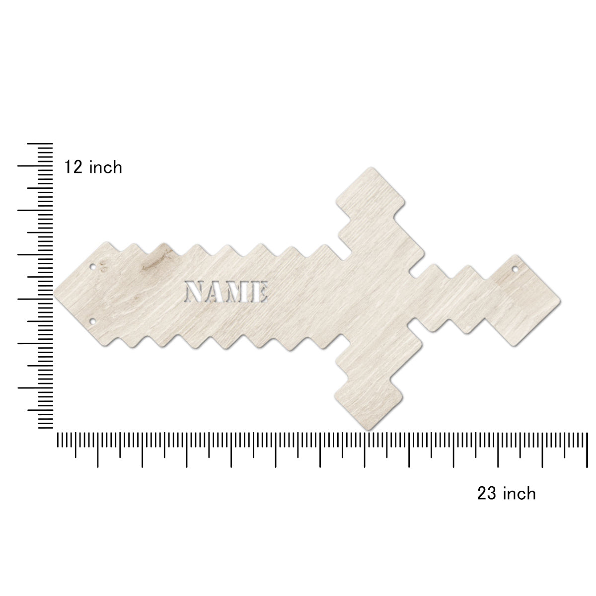 Gaming Pixel Sword - Personalized Wall Decor with optional LED Light | Starting from: