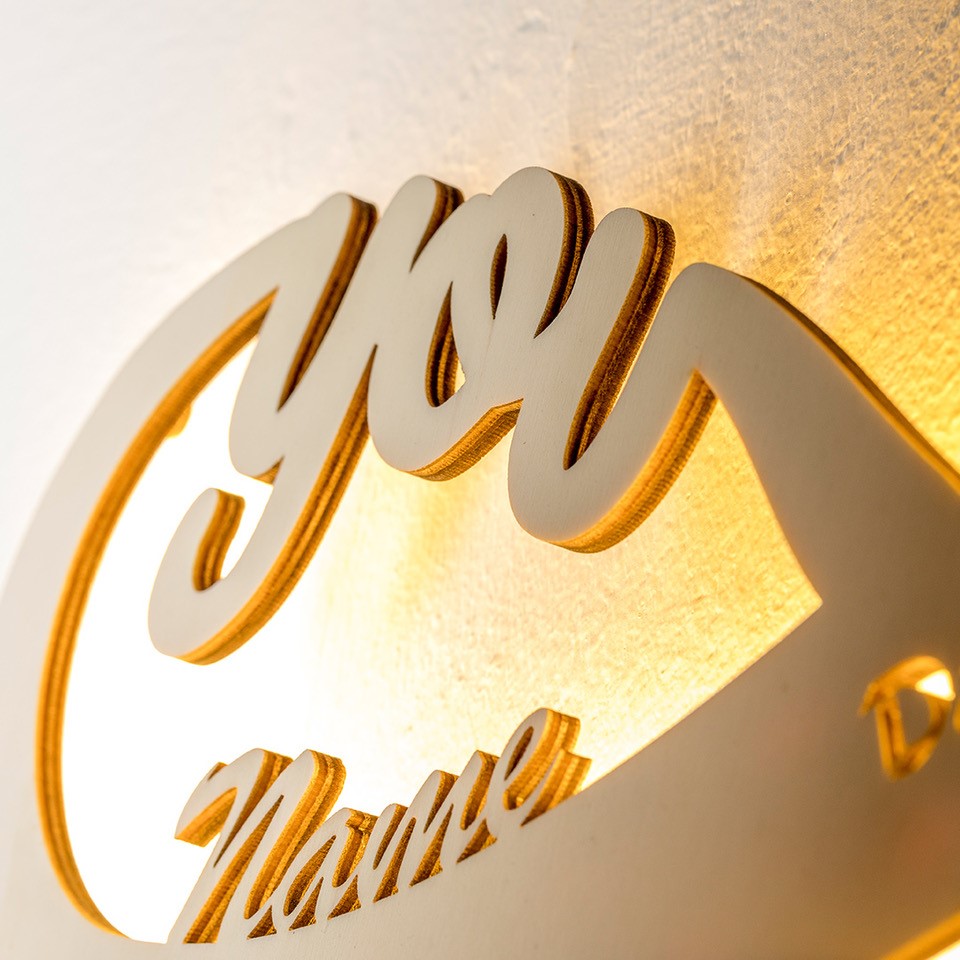 Closeup Infinity LED light