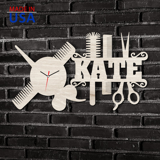 Hairdresser - Personalized Wall Clock | Starting from:
