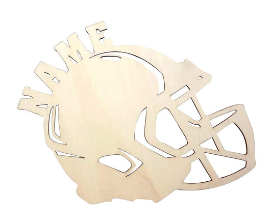 Football Helmet - Personalized Wall Decor with optional LED Light | Starting from: