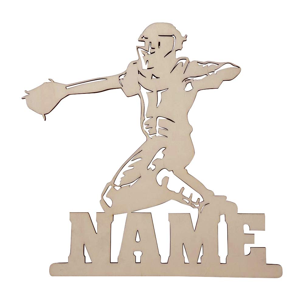 Baseball Catcher - Personalized Wall Decor with optional LED Light | Starting from: