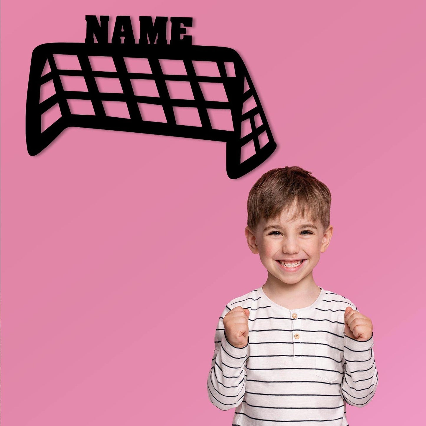 Soccer Goal - Personalized Wall Decor with optional LED Light | Starting from: