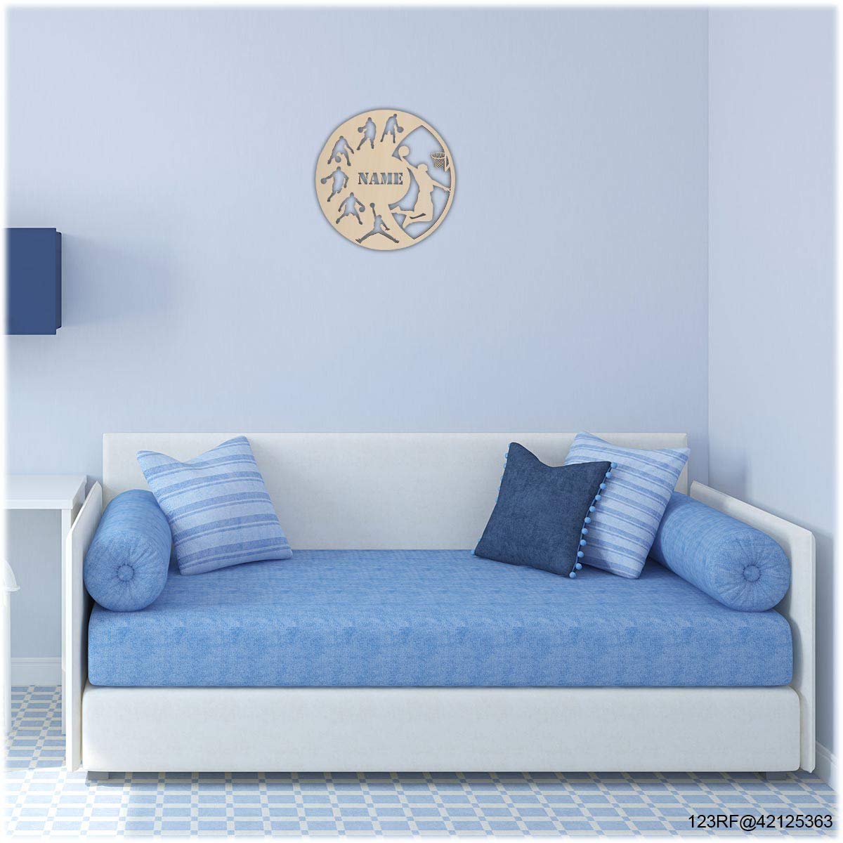 Basketball Players – Personalized Wall Decor with optional LED Light | Starting from: