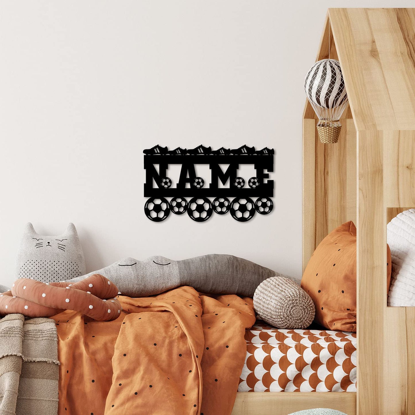 Soccer Name - Personalized Wall Decor with optional LED Light | Starting from: