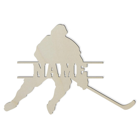 Hockey - Personalized Wall Decor with optional LED Light | Starting from: