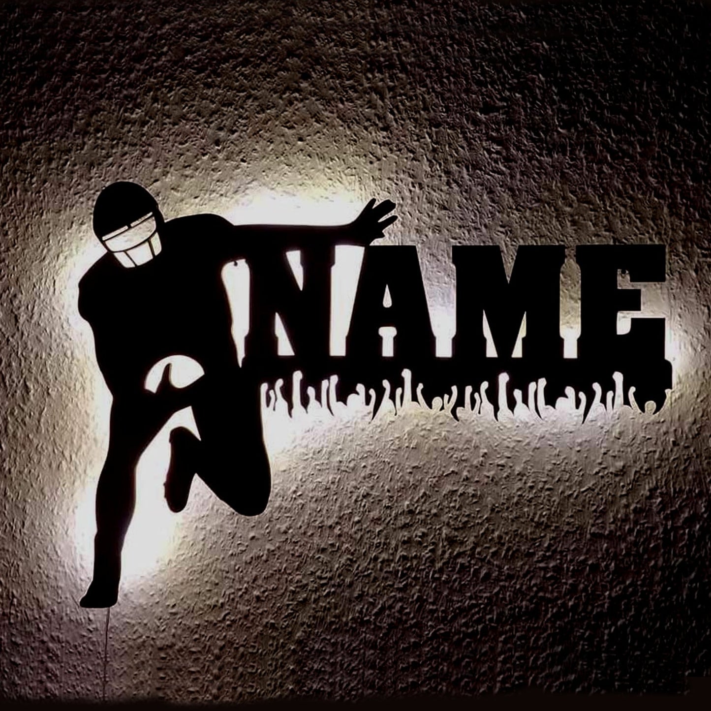 Football LED light on