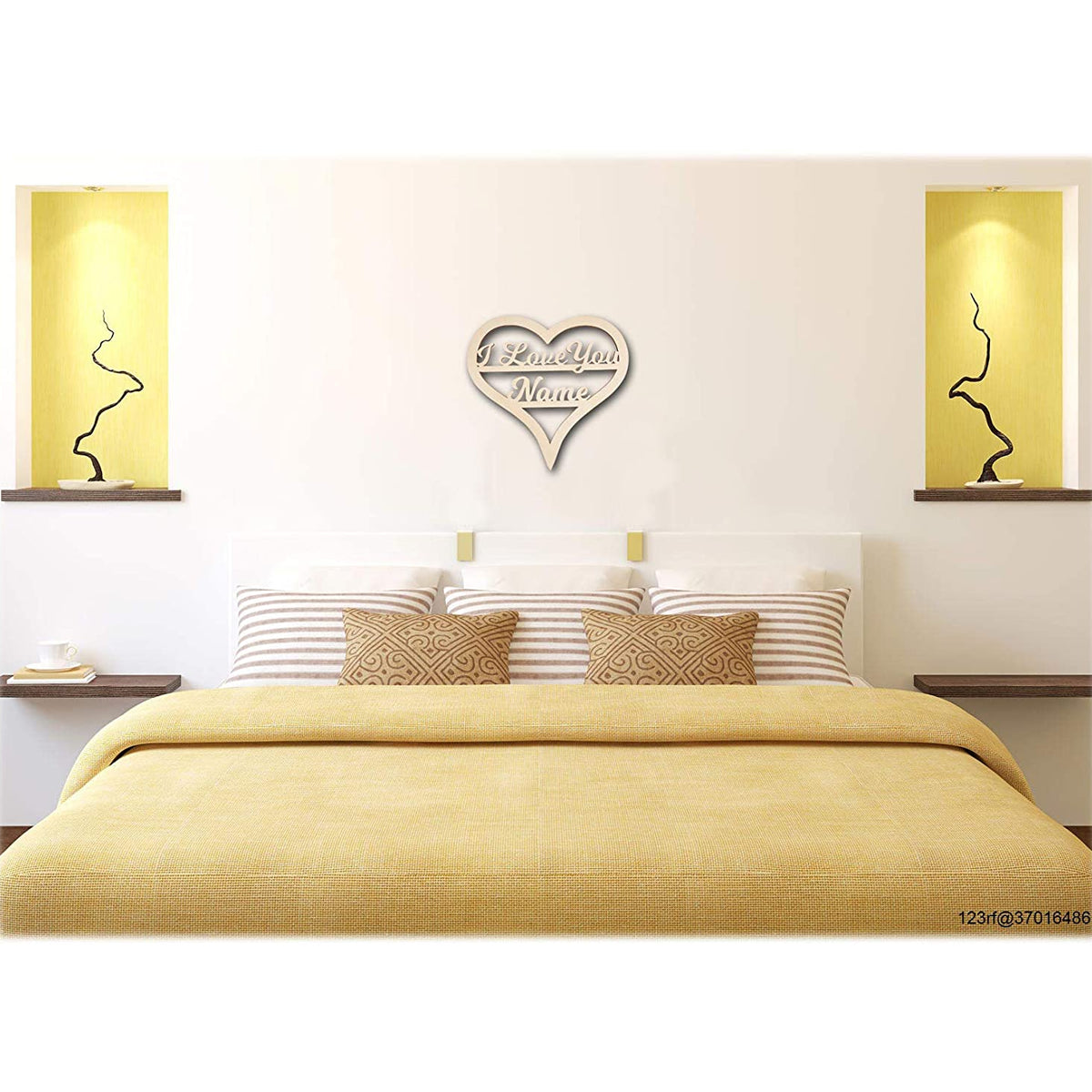 Heard LED light over bed