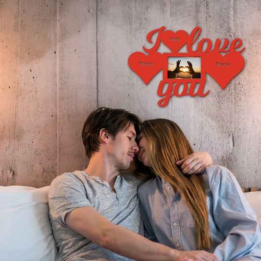 “I Love You” Personalized Photo Frame | Starting from: