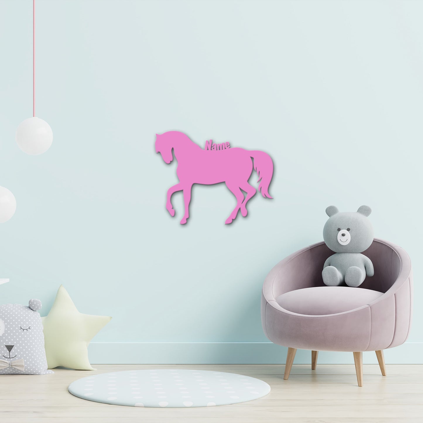 Horse - Personalized Wall Decor with optional LED Light | Starting from:
