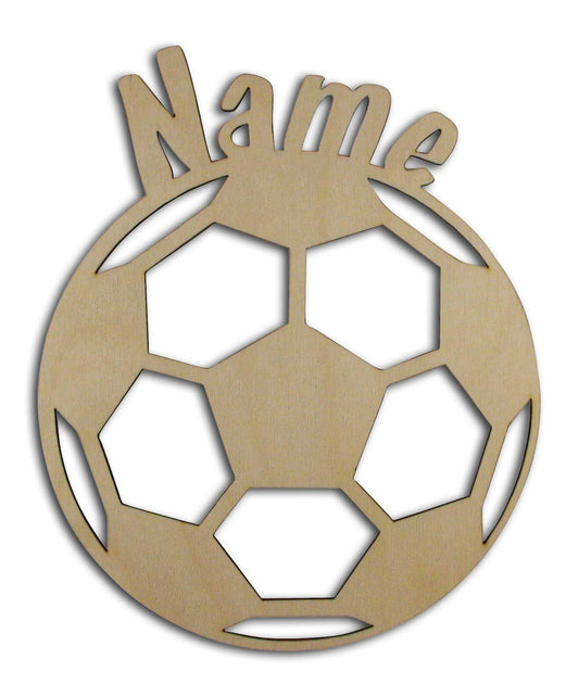 Soccer Ball  - Personalized Wall Decor with optional LED Light | Starting from: