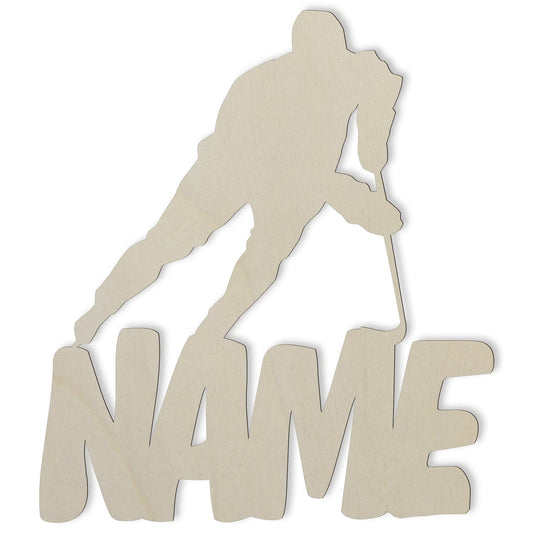 Hockey - Personalized Wall Decor with optional LED Light | Starting from: