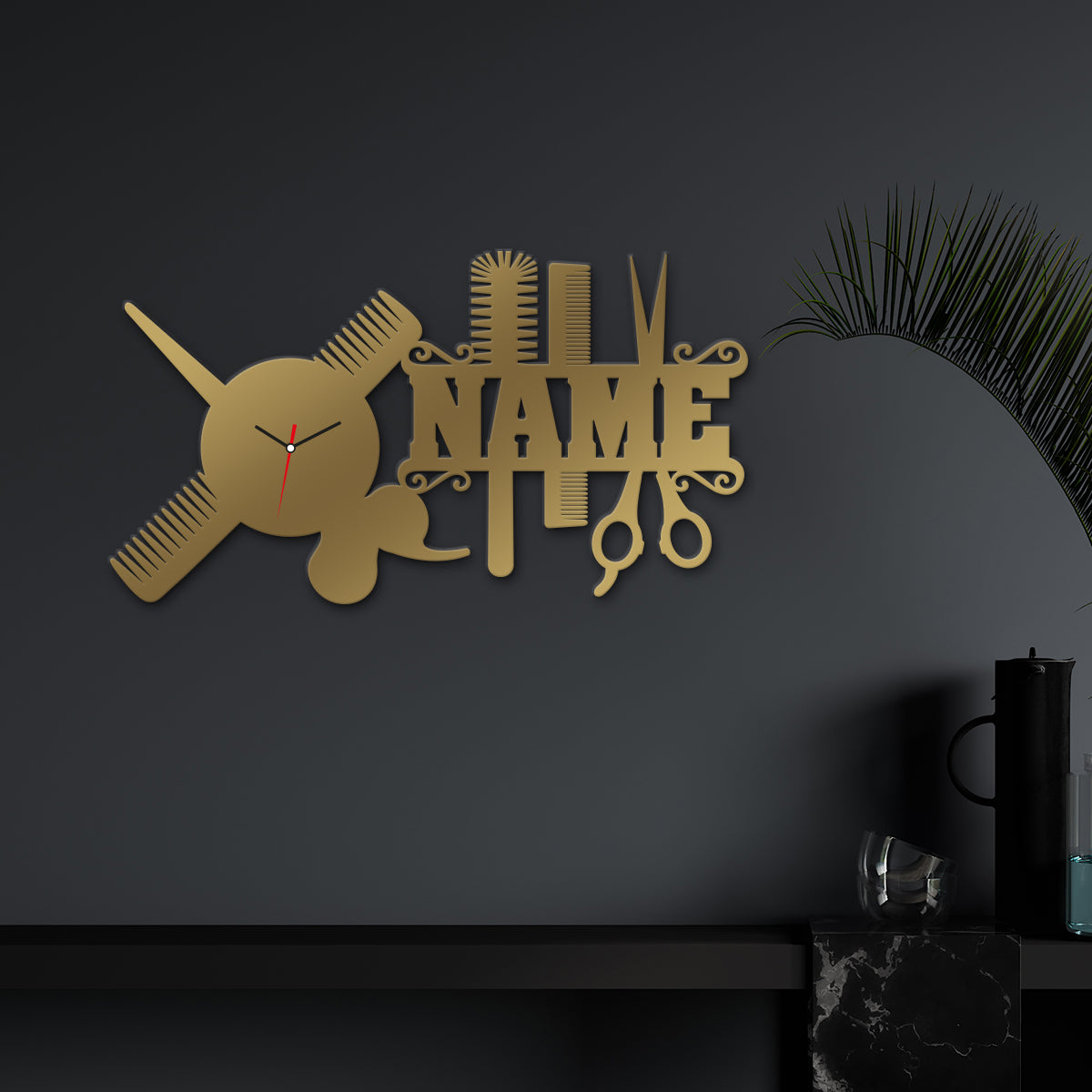 Hairdresser - Personalized Wall Clock | Starting from: