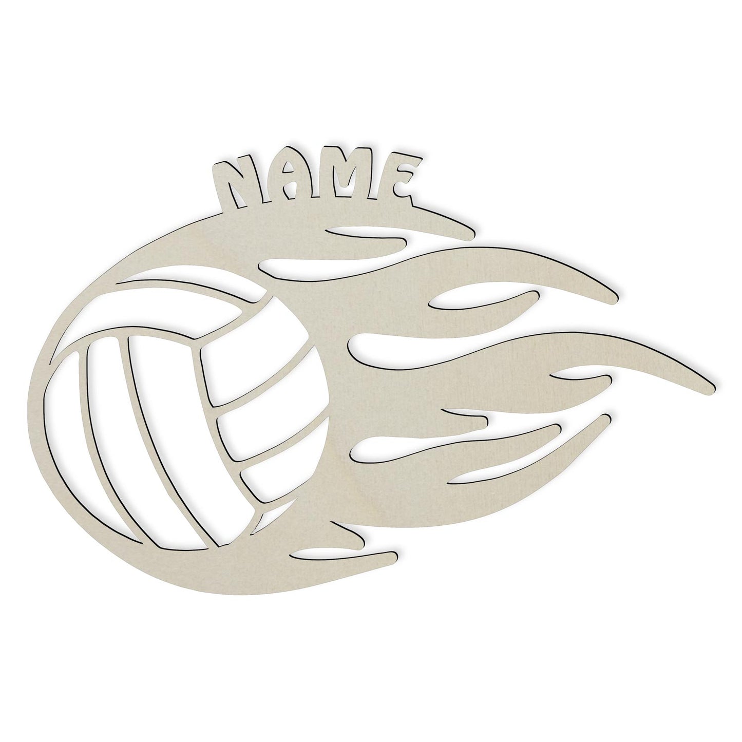 Volleyball - Personalized Wall Decor with optional LED Light | Starting from: